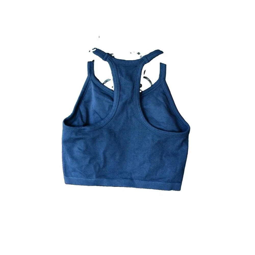 Navy Sports Bra/Double Layered Bra/ Fits Like Size Small/medium